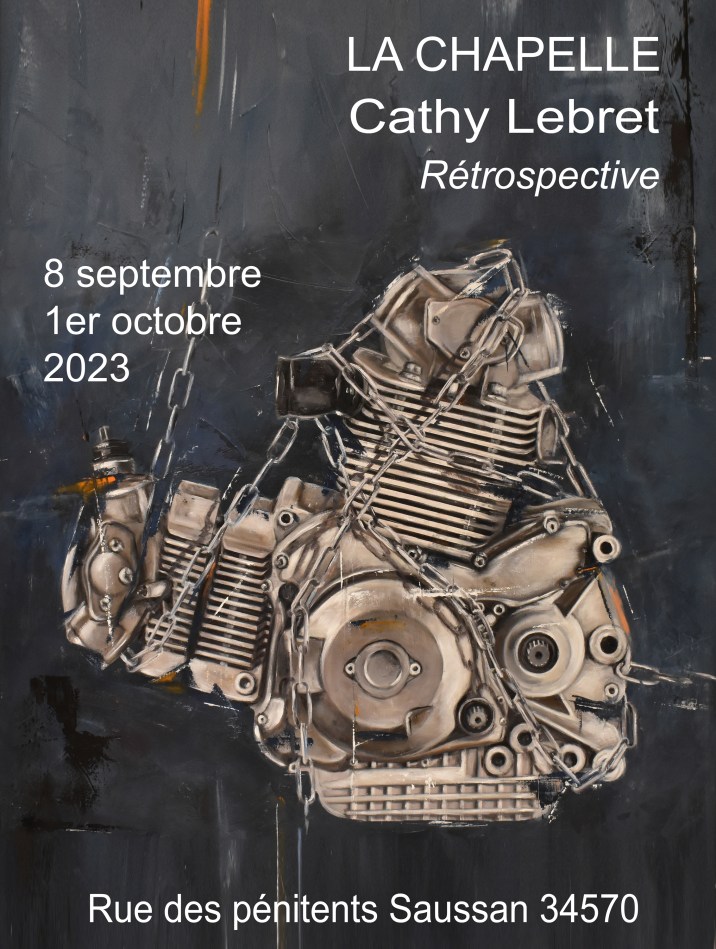 affiche exposition Cathy Lebret