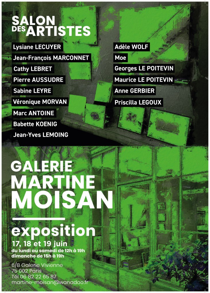 Affiche Salon des Artistes juin 2022